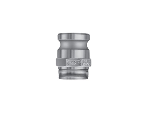 PT Coupling 2" SS Male Thread x Male Coupler 